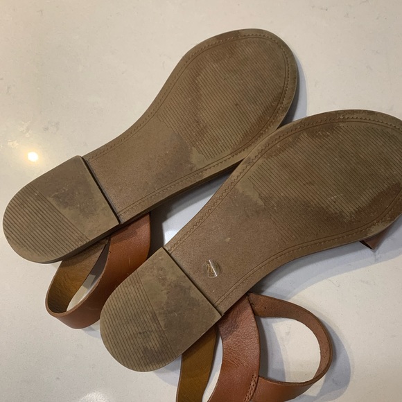 Steve Madden Brown Two-Strap Sandals - Picture 2 of 2
